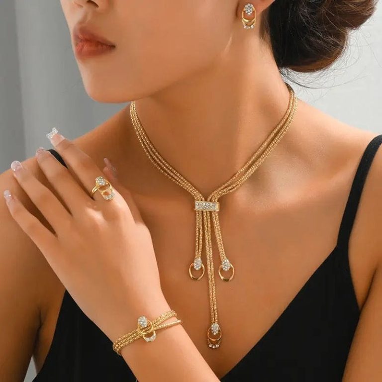 Jewelry Sets for Women Luxury 4 pieces